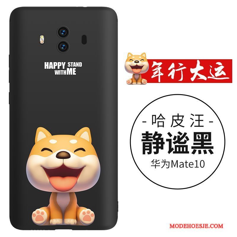 Hoesje Huawei Mate 10 Spotprent Dun Anti-fall, Hoes Huawei Mate 10 Siliconen Telefoon Mooie