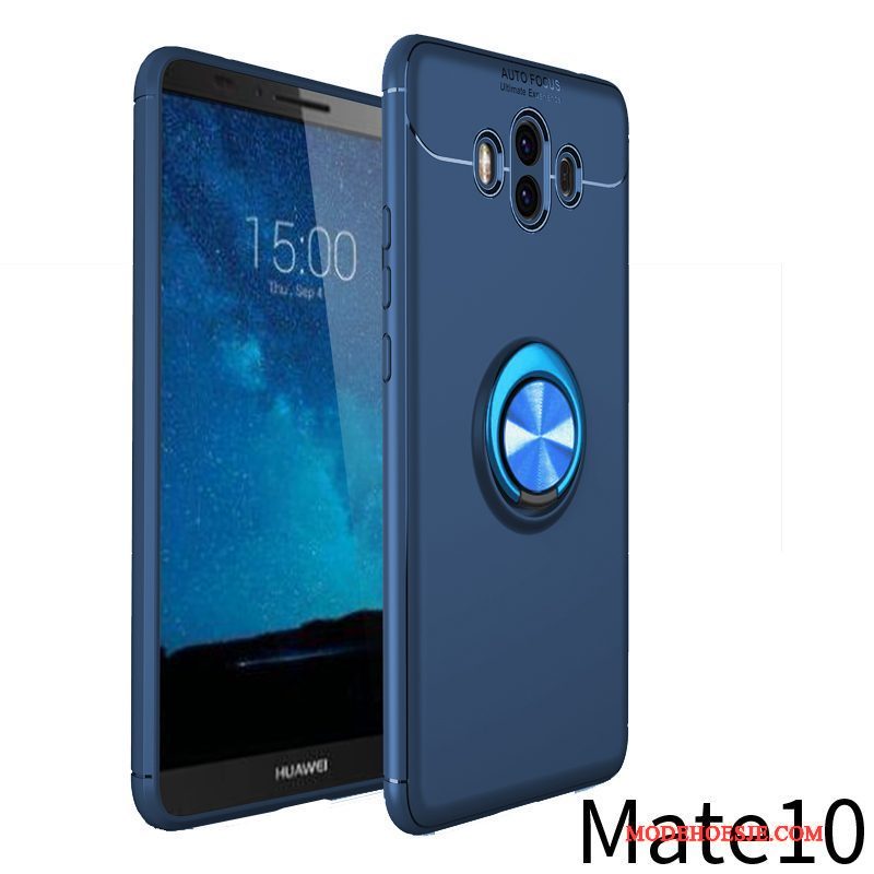 Hoesje Huawei Mate 10 Zacht Zwarttelefoon, Hoes Huawei Mate 10 Siliconen Anti-fall