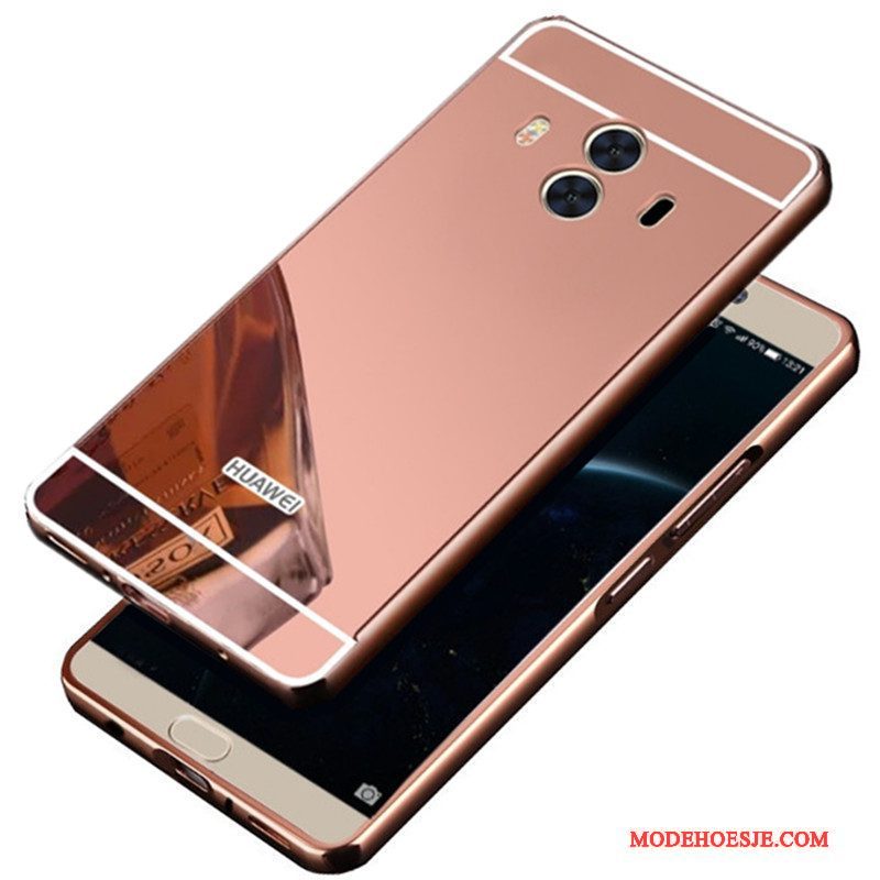 Hoesje Huawei Mate 10 Zakken Hardtelefoon, Hoes Huawei Mate 10 Scheppend Omlijsting Anti-fall