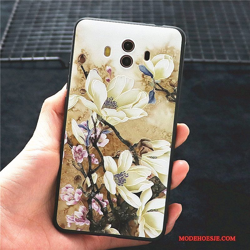 Hoesje Huawei Mate 10 Zakken Purpertelefoon, Hoes Huawei Mate 10 Siliconen Trend Anti-fall