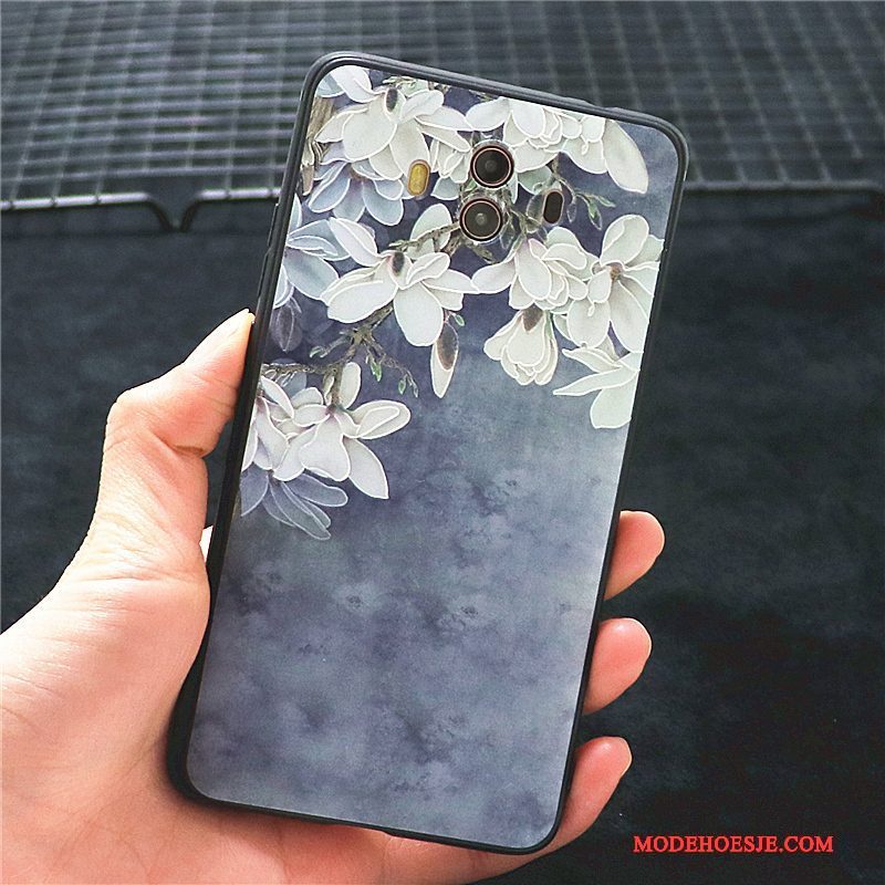 Hoesje Huawei Mate 10 Zakken Purpertelefoon, Hoes Huawei Mate 10 Siliconen Trend Anti-fall