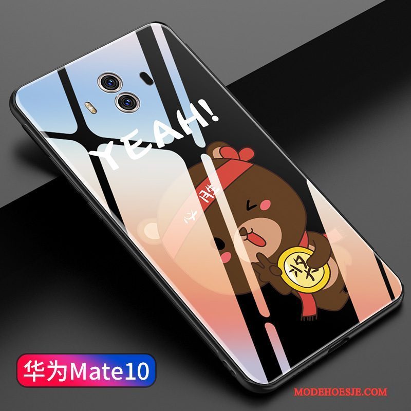 Hoesje Huawei Mate 10 Zakken Roze Spiegel, Hoes Huawei Mate 10 Scheppend Telefoon Glas