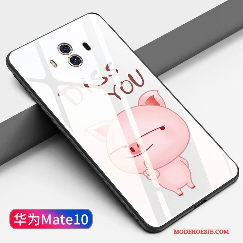 Hoesje Huawei Mate 10 Zakken Roze Spiegel, Hoes Huawei Mate 10 Scheppend Telefoon Glas