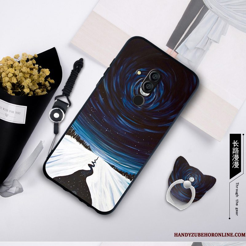 Hoesje Huawei Mate 20 Lite Zacht Skärmskydd Lichte En Dun, Hoes Huawei Mate 20 Lite Bescherming Anti-fall Tempereren