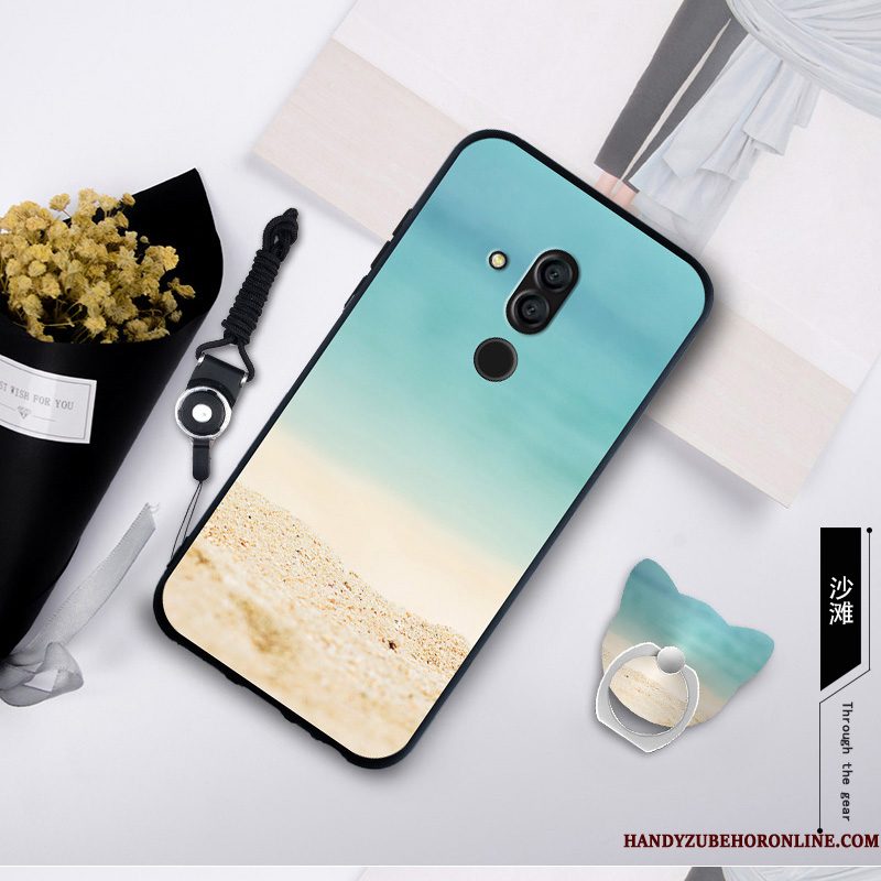 Hoesje Huawei Mate 20 Lite Zacht Skärmskydd Lichte En Dun, Hoes Huawei Mate 20 Lite Bescherming Anti-fall Tempereren