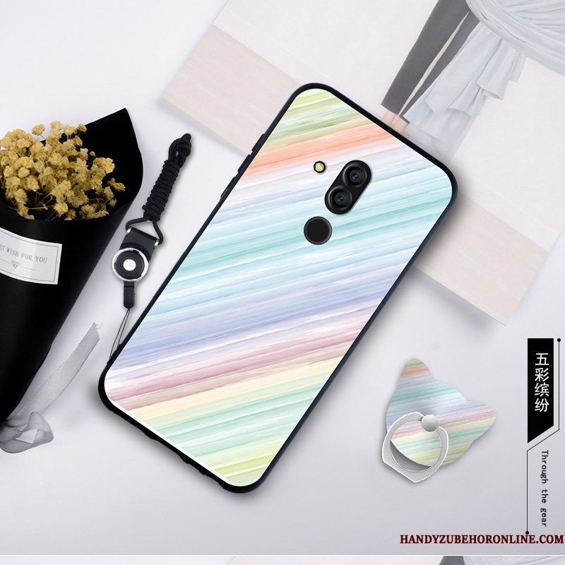 Hoesje Huawei Mate 20 Lite Zacht Skärmskydd Lichte En Dun, Hoes Huawei Mate 20 Lite Bescherming Anti-fall Tempereren