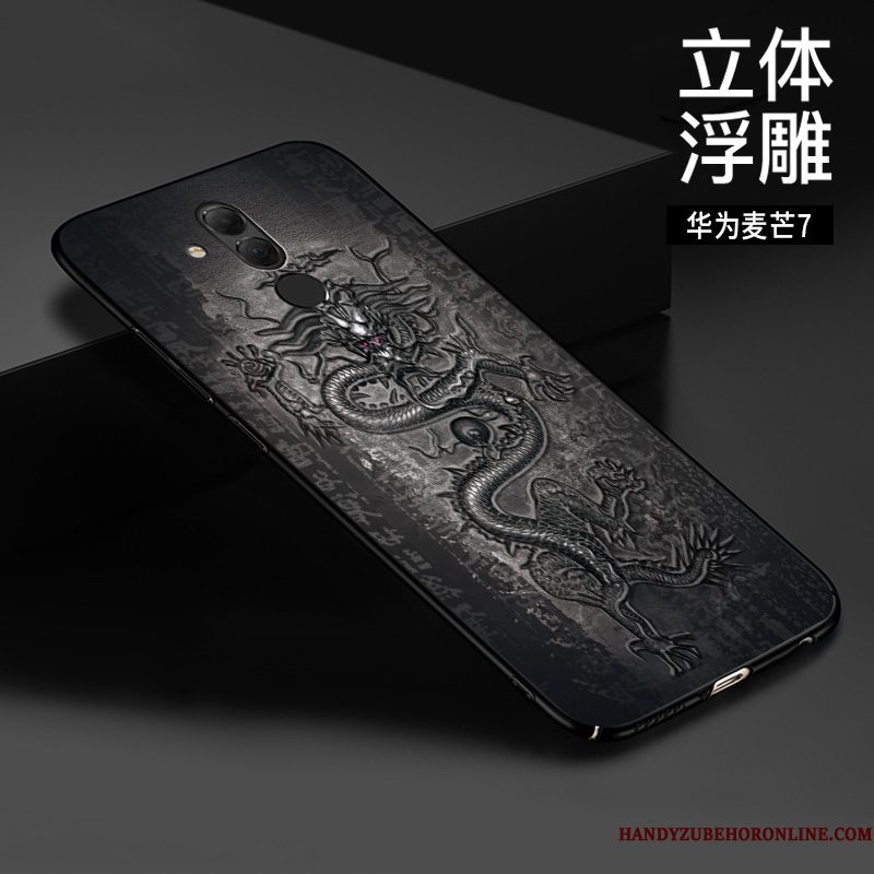 Hoesje Huawei Mate 20 Lite Zakken Pas Chinese Stijl, Hoes Huawei Mate 20 Lite Reliëf Telefoon Driedimensionaal