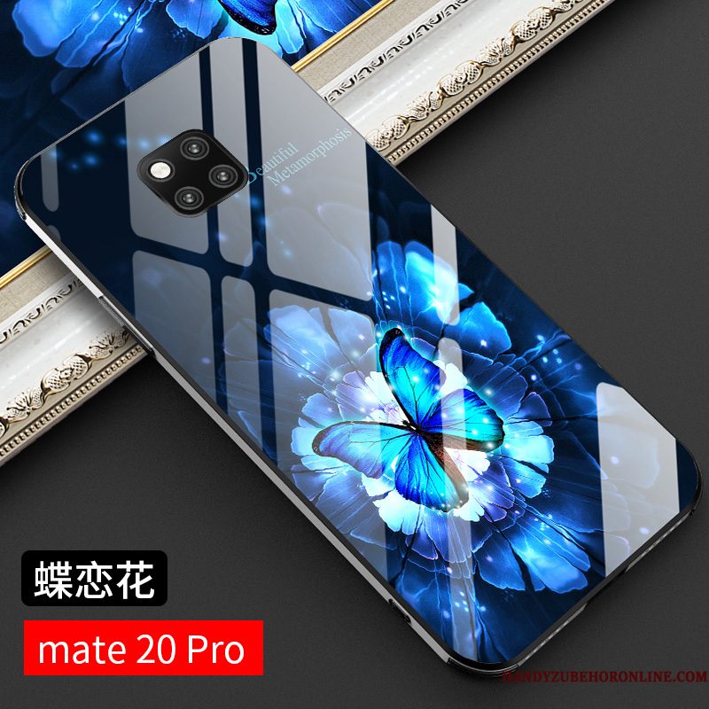 Hoesje Huawei Mate 20 Pro Zakken Zwarttelefoon, Hoes Huawei Mate 20 Pro Mode Anti-fall Trendy Merk