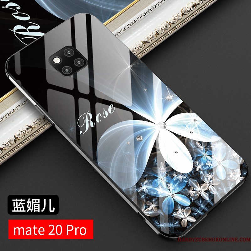 Hoesje Huawei Mate 20 Pro Zakken Zwarttelefoon, Hoes Huawei Mate 20 Pro Mode Anti-fall Trendy Merk