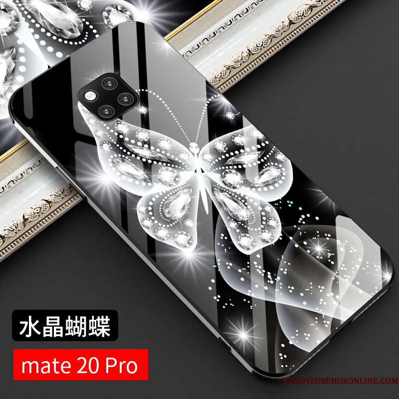 Hoesje Huawei Mate 20 Pro Zakken Zwarttelefoon, Hoes Huawei Mate 20 Pro Mode Anti-fall Trendy Merk