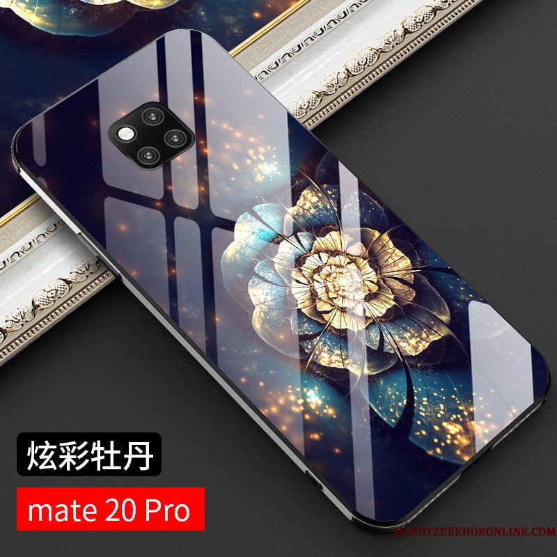 Hoesje Huawei Mate 20 Pro Zakken Zwarttelefoon, Hoes Huawei Mate 20 Pro Mode Anti-fall Trendy Merk