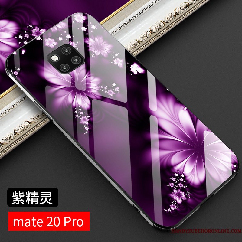 Hoesje Huawei Mate 20 Pro Zakken Zwarttelefoon, Hoes Huawei Mate 20 Pro Mode Anti-fall Trendy Merk