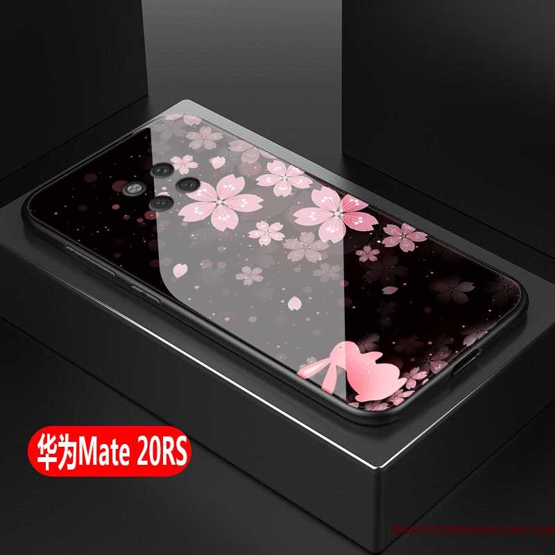 Hoesje Huawei Mate 20 Rs Scheppend Trend Anti-fall, Hoes Huawei Mate 20 Rs Zacht Persoonlijk Roze