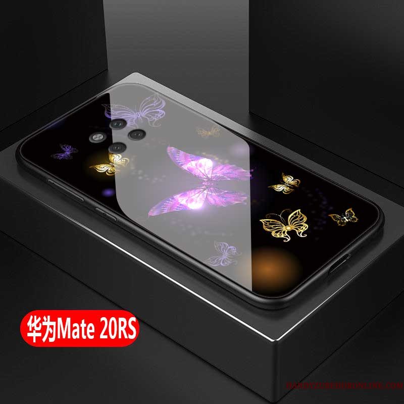Hoesje Huawei Mate 20 Rs Scheppend Trend Anti-fall, Hoes Huawei Mate 20 Rs Zacht Persoonlijk Roze
