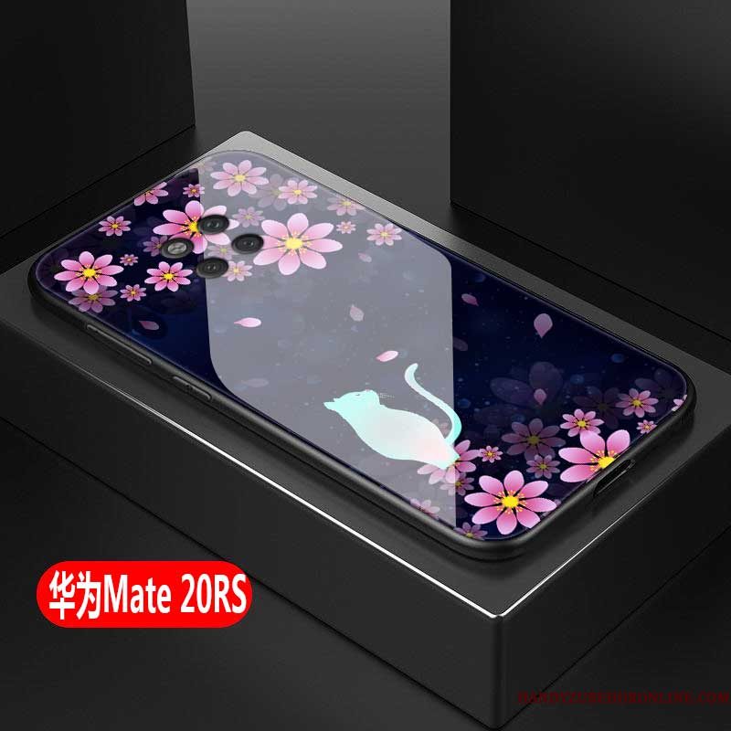 Hoesje Huawei Mate 20 Rs Scheppend Trend Anti-fall, Hoes Huawei Mate 20 Rs Zacht Persoonlijk Roze