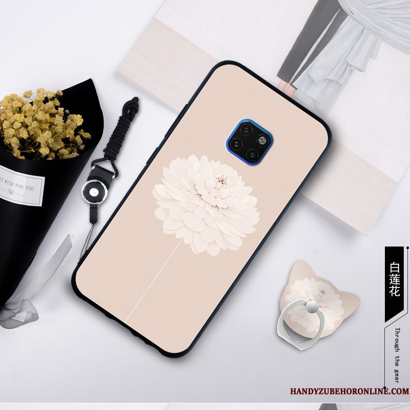 Hoesje Huawei Mate 20 Rs Zacht Wit Anti-fall, Hoes Huawei Mate 20 Rs Bescherming Trendtelefoon