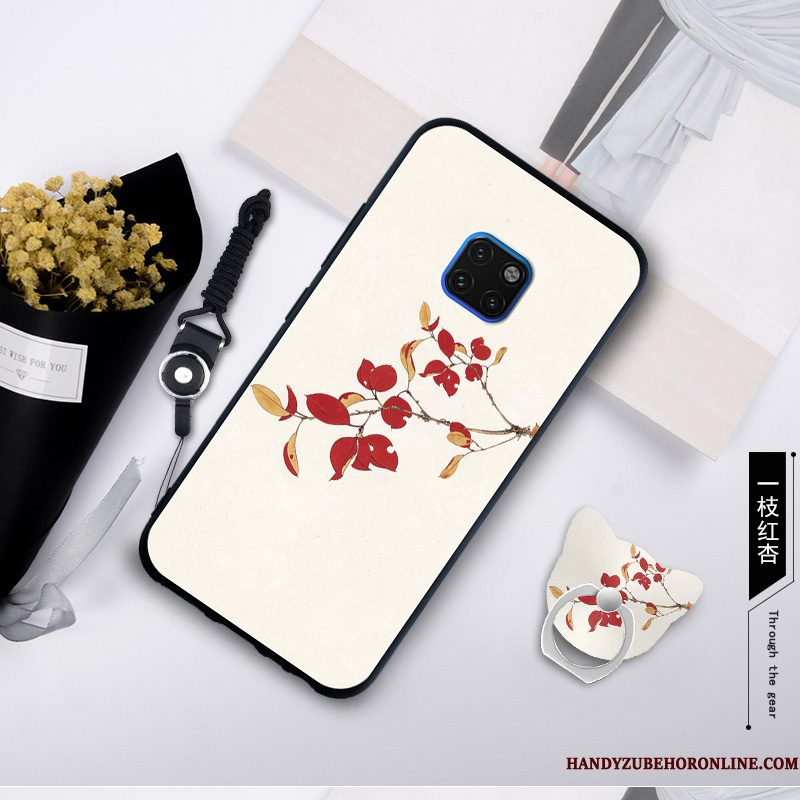 Hoesje Huawei Mate 20 Rs Zacht Wit Anti-fall, Hoes Huawei Mate 20 Rs Bescherming Trendtelefoon