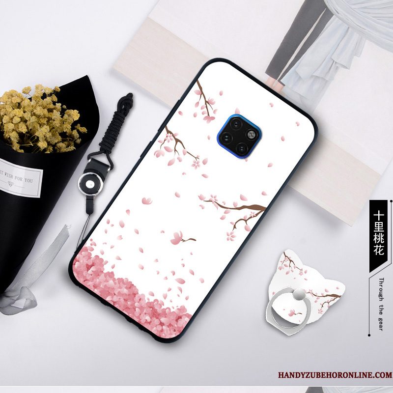 Hoesje Huawei Mate 20 Rs Zacht Wit Anti-fall, Hoes Huawei Mate 20 Rs Bescherming Trendtelefoon