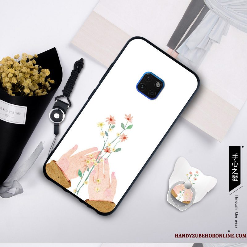 Hoesje Huawei Mate 20 Rs Zacht Wit Anti-fall, Hoes Huawei Mate 20 Rs Bescherming Trendtelefoon