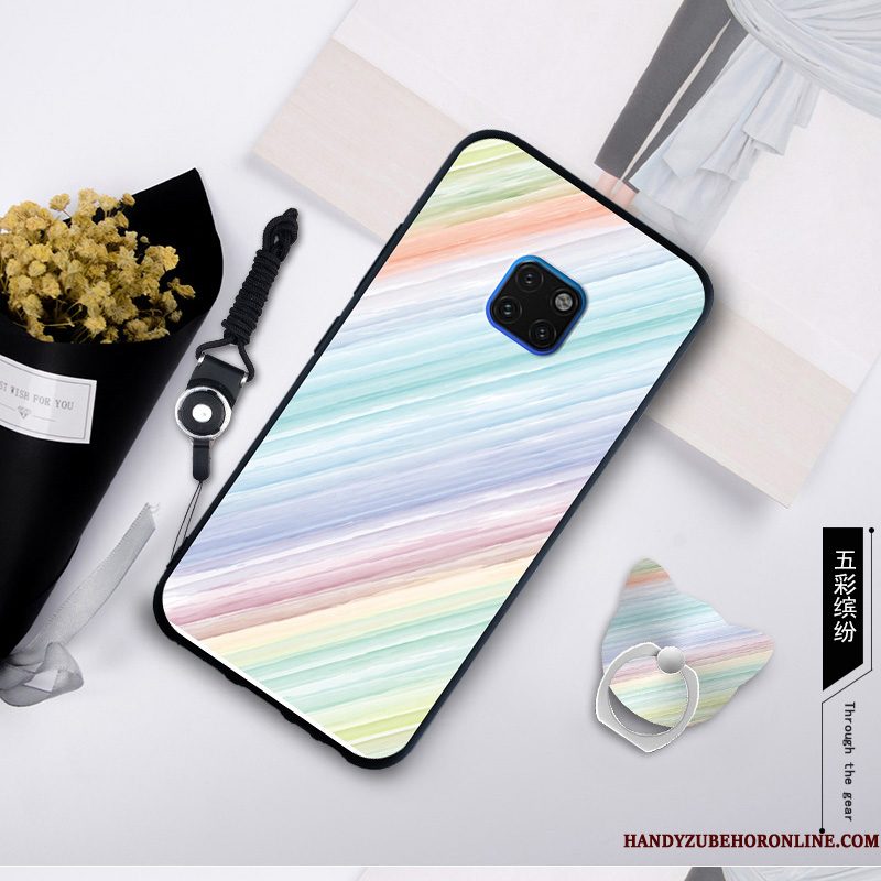 Hoesje Huawei Mate 20 Rs Zacht Wit Anti-fall, Hoes Huawei Mate 20 Rs Bescherming Trendtelefoon