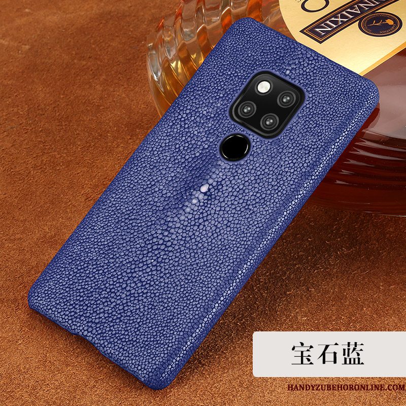 Hoesje Huawei Mate 20 X Luxe High End Pas, Hoes Huawei Mate 20 X Scheppend Purper Trendy Merk