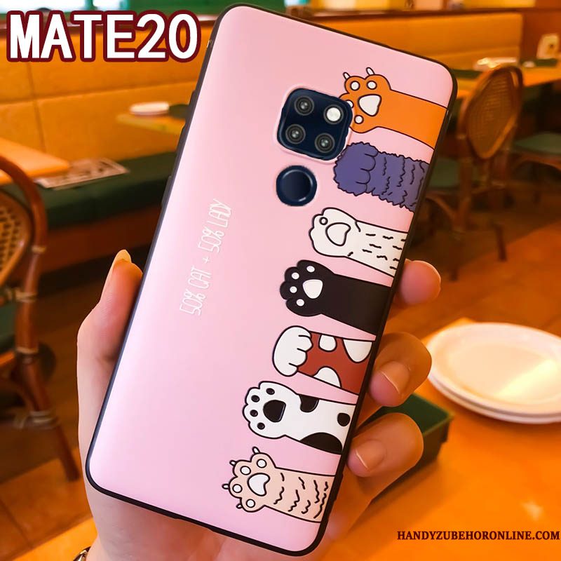 Hoesje Huawei Mate 20 Zakken Anti-fall Eenvoudige, Hoes Huawei Mate 20 Bescherming Hanger Kat