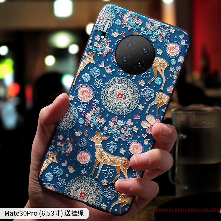 Hoesje Huawei Mate 30 Bescherming Nieuw Hanger, Hoes Huawei Mate 30 Zacht Persoonlijk Net Red