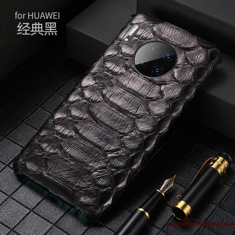 Hoesje Huawei Mate 30 Luxe Anti-fall Patroon, Hoes Huawei Mate 30 Zakken Pas High End