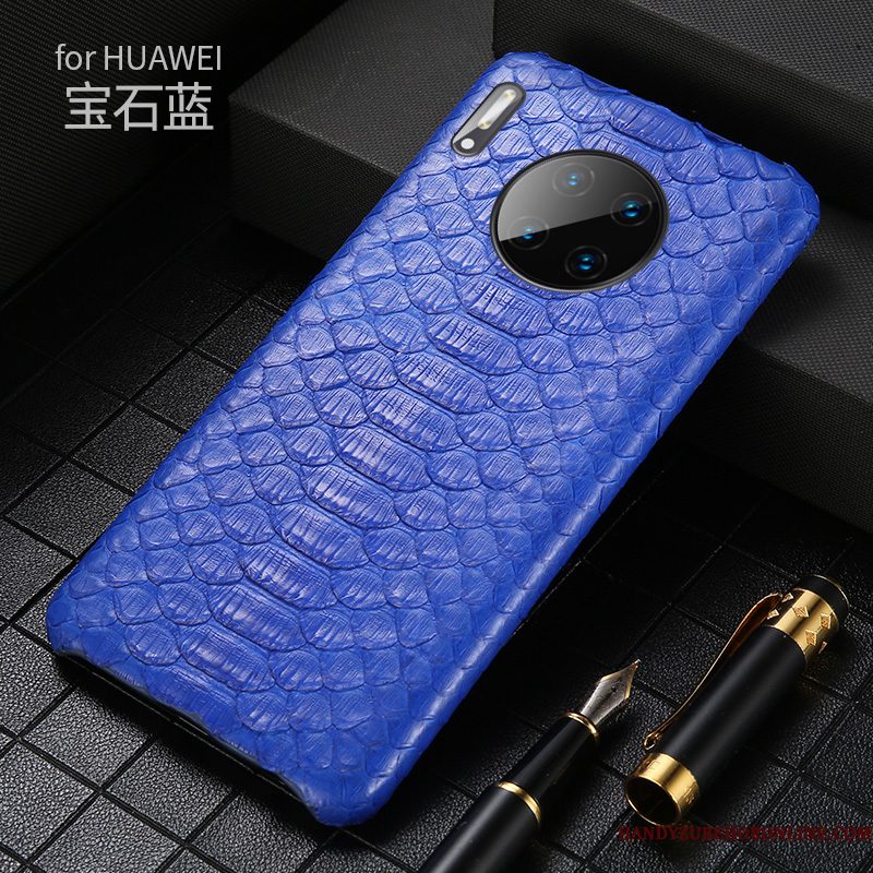 Hoesje Huawei Mate 30 Luxe Anti-fall Patroon, Hoes Huawei Mate 30 Zakken Pas High End