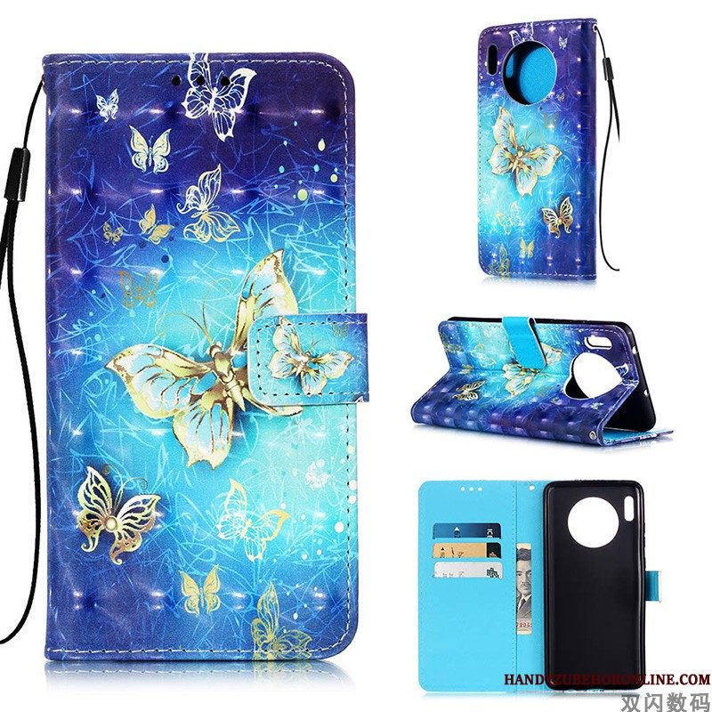 Hoesje Huawei Mate 30 Pro Bescherming Telefoon Anti-fall, Hoes Huawei Mate 30 Pro Zakken Wit