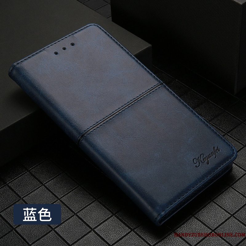 Hoesje Huawei Mate 30 Pro Folio Kaarttelefoon, Hoes Huawei Mate 30 Pro Leer Anti-fall Bedrijf
