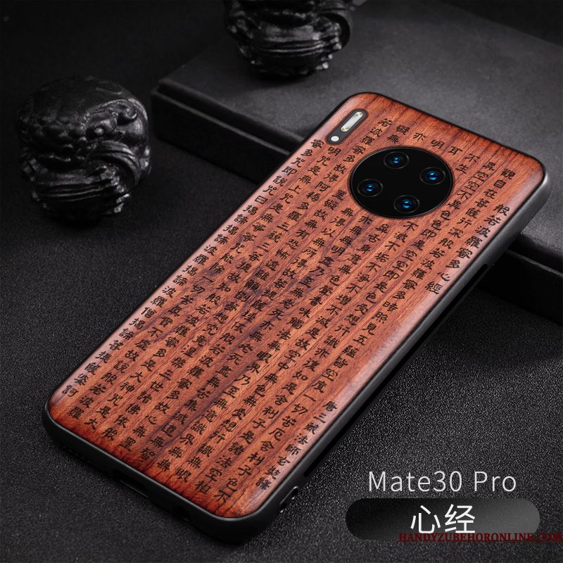 Hoesje Huawei Mate 30 Pro Hout Pas Nieuw, Hoes Huawei Mate 30 Pro Bescherming Originaltelefoon