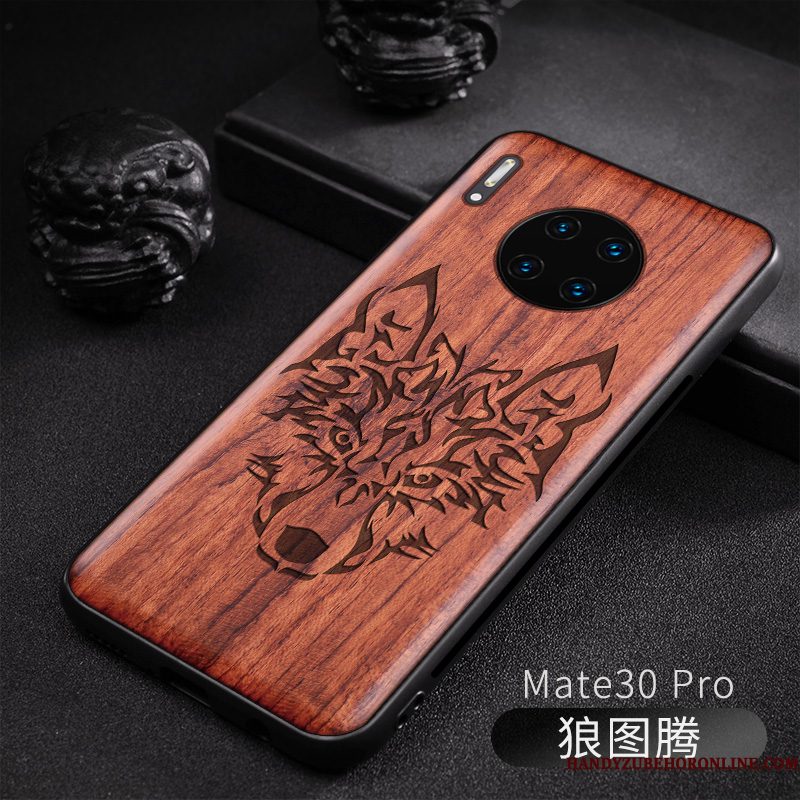 Hoesje Huawei Mate 30 Pro Hout Pas Nieuw, Hoes Huawei Mate 30 Pro Bescherming Originaltelefoon