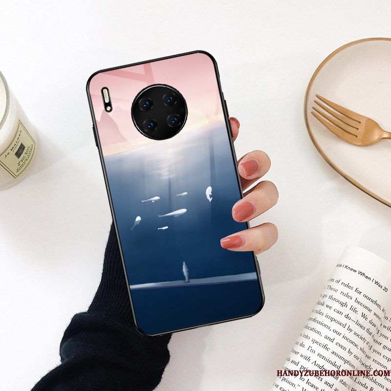 Hoesje Huawei Mate 30 Pro Scheppend Persoonlijk Het Uitstralen, Hoes Huawei Mate 30 Pro Mode Glas High End