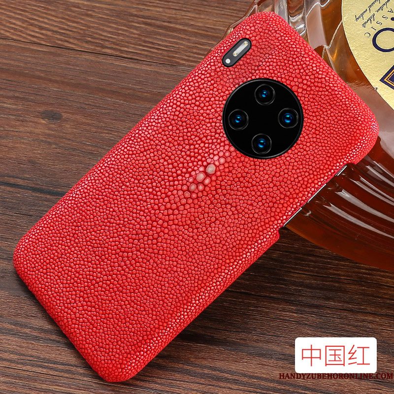 Hoesje Huawei Mate 30 Pro Scheppend Persoonlijk Trendy Merk, Hoes Huawei Mate 30 Pro Zakken Anti-fall Rood