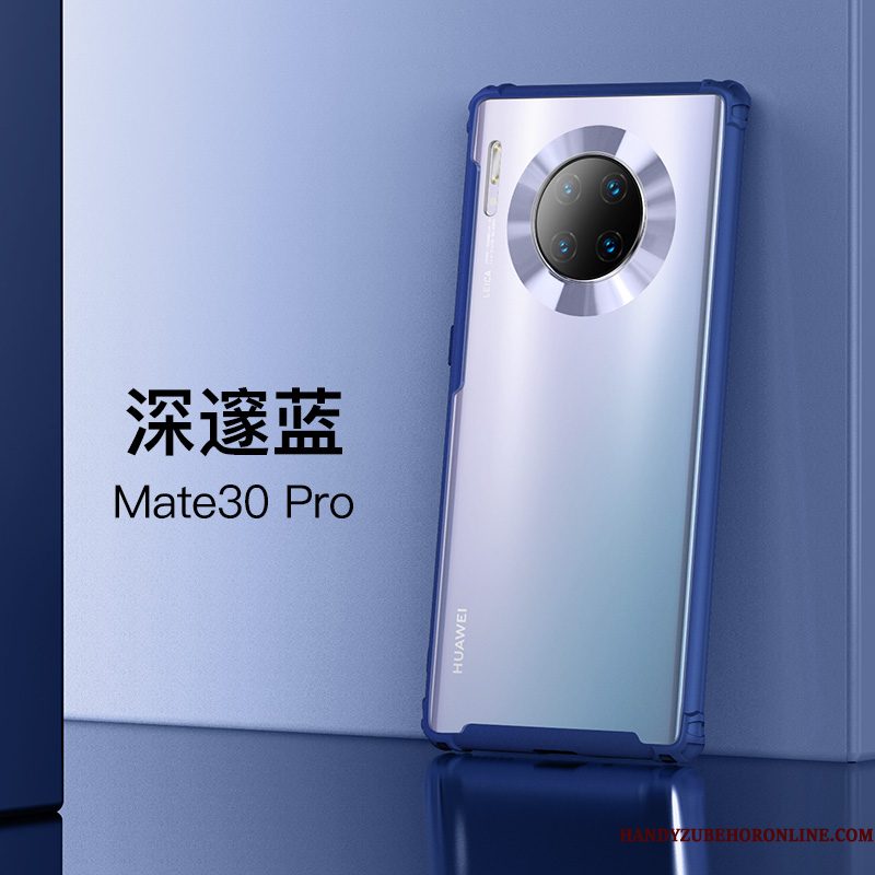 Hoesje Huawei Mate 30 Pro Siliconen Doorzichtig Groen, Hoes Huawei Mate 30 Pro Zacht Telefoon Gasbag