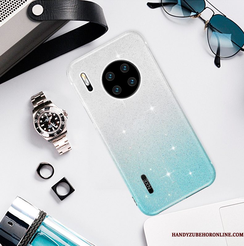 Hoesje Huawei Mate 30 Pro Zakken Anti-fall Dun, Hoes Huawei Mate 30 Pro Mode Trendy Merk High End