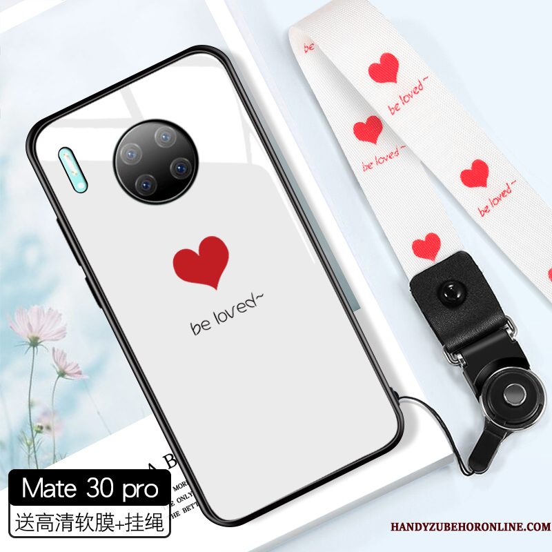 Hoesje Huawei Mate 30 Pro Zakken Loverstelefoon, Hoes Huawei Mate 30 Pro Net Red Zwart