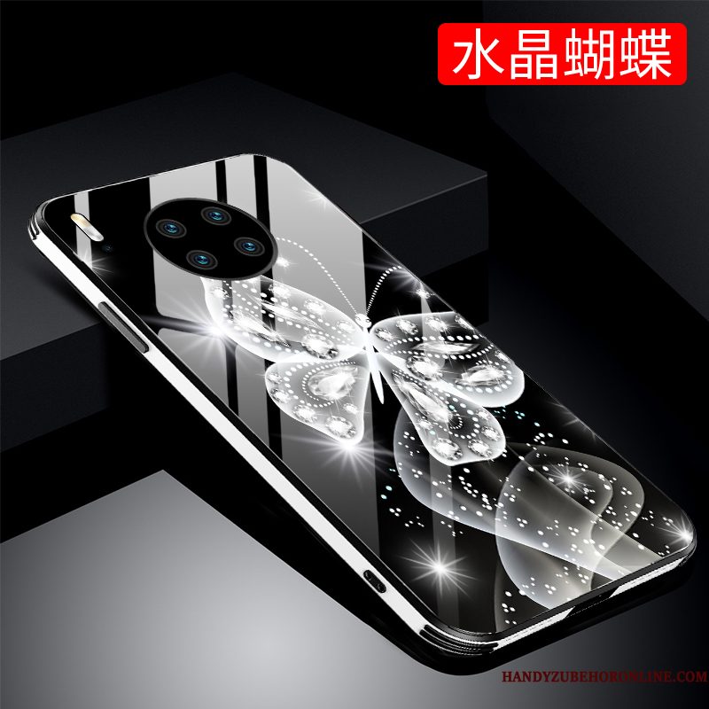 Hoesje Huawei Mate 30 Pro Zakken Trendy Merk Dun, Hoes Huawei Mate 30 Pro Mode Anti-fall Glas