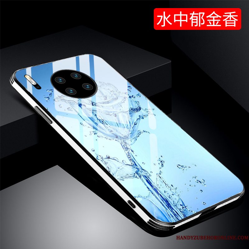 Hoesje Huawei Mate 30 Pro Zakken Trendy Merk Dun, Hoes Huawei Mate 30 Pro Mode Anti-fall Glas