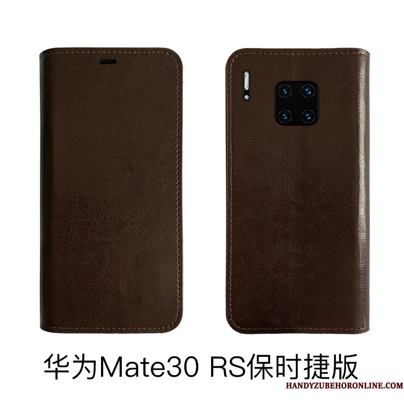 Hoesje Huawei Mate 30 Rs Folio Koetelefoon, Hoes Huawei Mate 30 Rs Bescherming