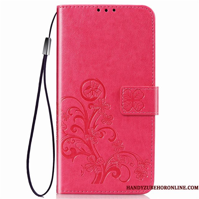 Hoesje Huawei Mate 30 Siliconen Anti-falltelefoon, Hoes Huawei Mate 30 Folio Rood