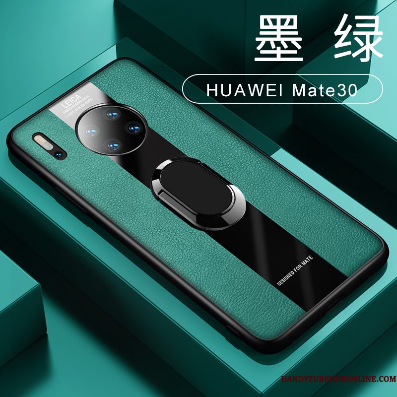 Hoesje Huawei Mate 30 Zakken Magnetisch Nieuw, Hoes Huawei Mate 30 Leer Anti-fall Dun