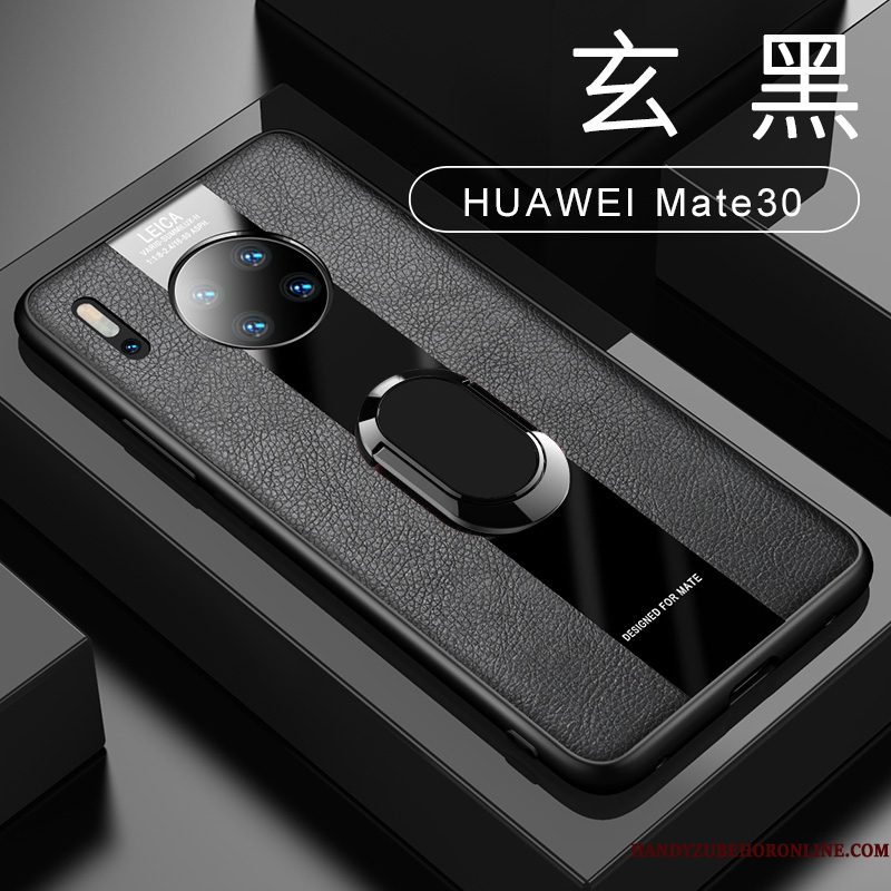 Hoesje Huawei Mate 30 Zakken Magnetisch Nieuw, Hoes Huawei Mate 30 Leer Anti-fall Dun