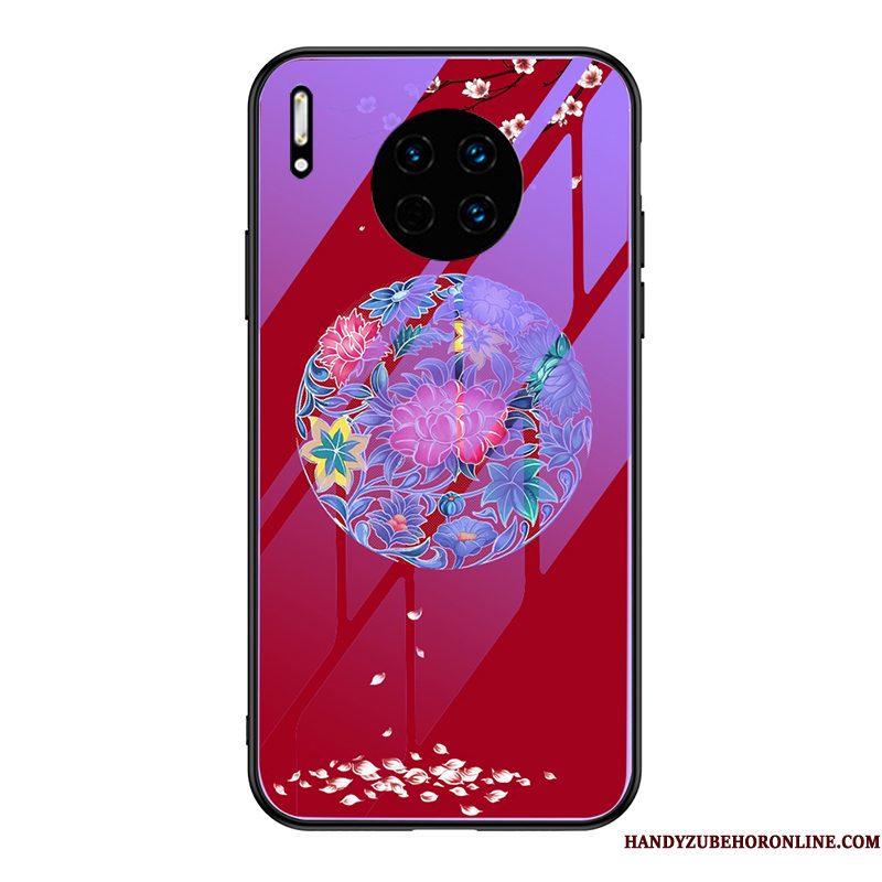 Hoesje Huawei Mate 30 Zakken Persoonlijk Lovers, Hoes Huawei Mate 30 Bescherming High End Chinese Stijl