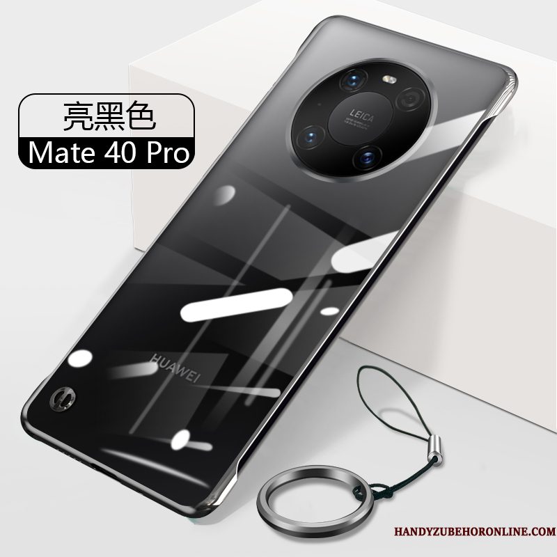 Hoesje Huawei Mate 40 Pro Bescherming Dun Omlijsting, Hoes Huawei Mate 40 Pro Telefoon Doorzichtig
