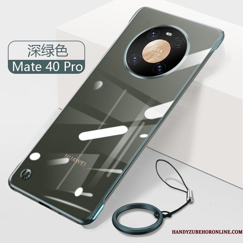 Hoesje Huawei Mate 40 Pro Bescherming Dun Omlijsting, Hoes Huawei Mate 40 Pro Telefoon Doorzichtig