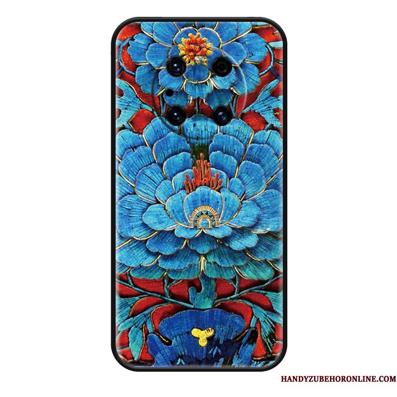 Hoesje Huawei Mate 40 Pro Bescherming Etnische Anti-fall, Hoes Huawei Mate 40 Pro Mode Telefoon Bloemen