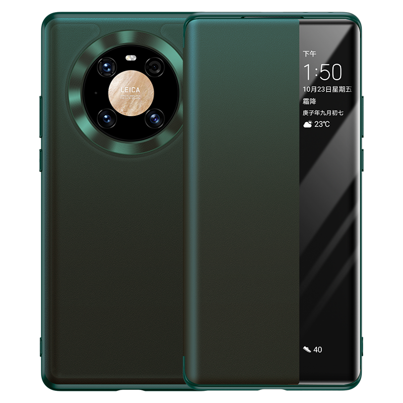 Hoesje Huawei Mate 40 Pro Folio Telefoon Rood, Hoes Huawei Mate 40 Pro Leer