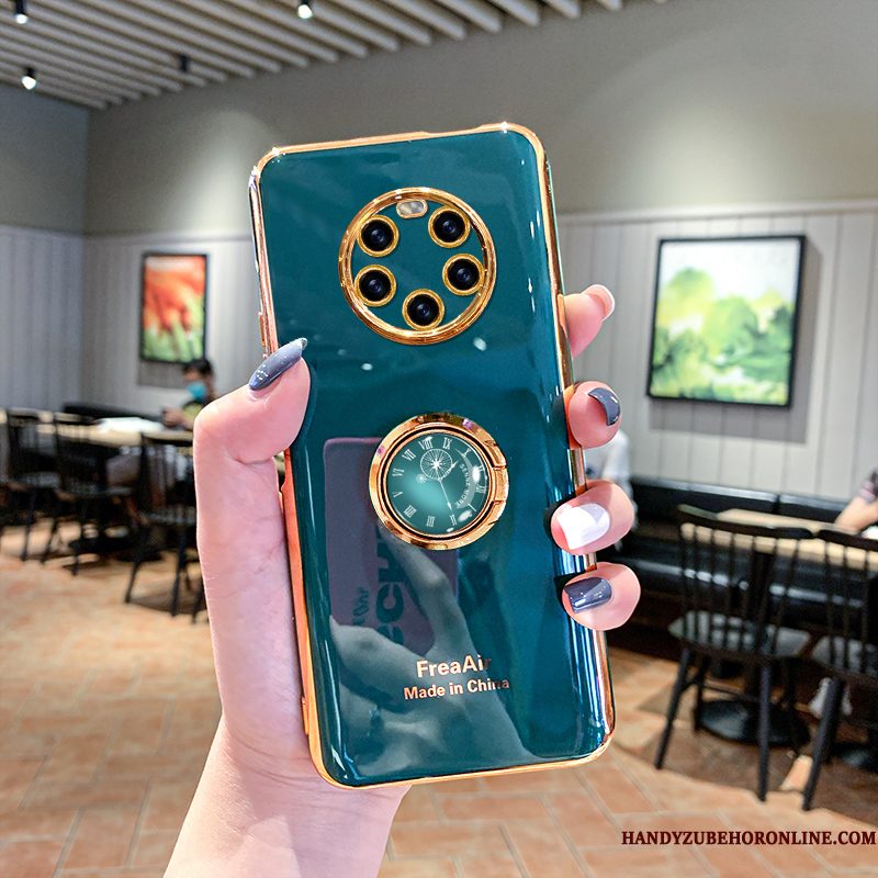 Hoesje Huawei Mate 40 Pro+ Siliconen Purper Nieuw, Hoes Huawei Mate 40 Pro+ Spotprent Telefoon Ring